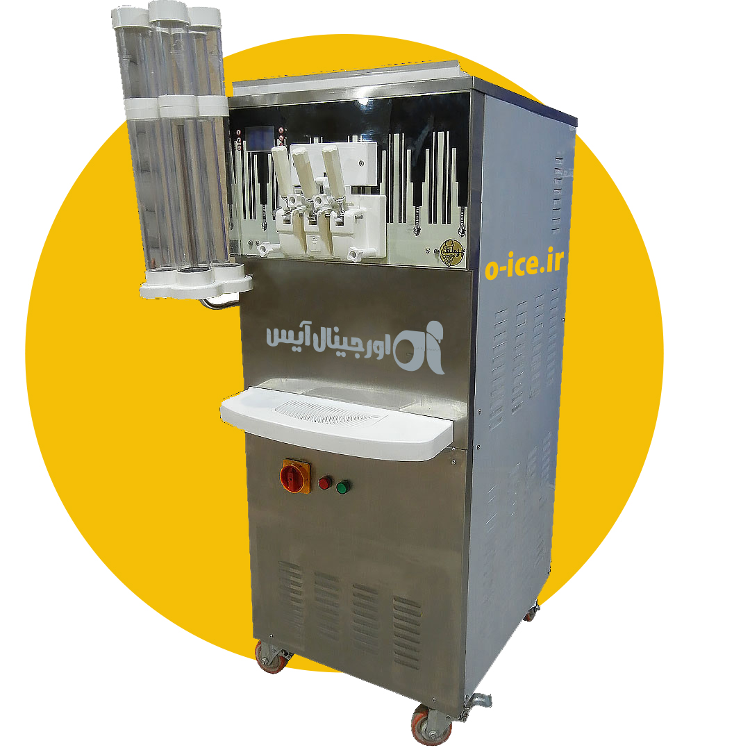 دستگاه بستنی قیفی پمپی سه فاز هلیلیت Soffio P1800