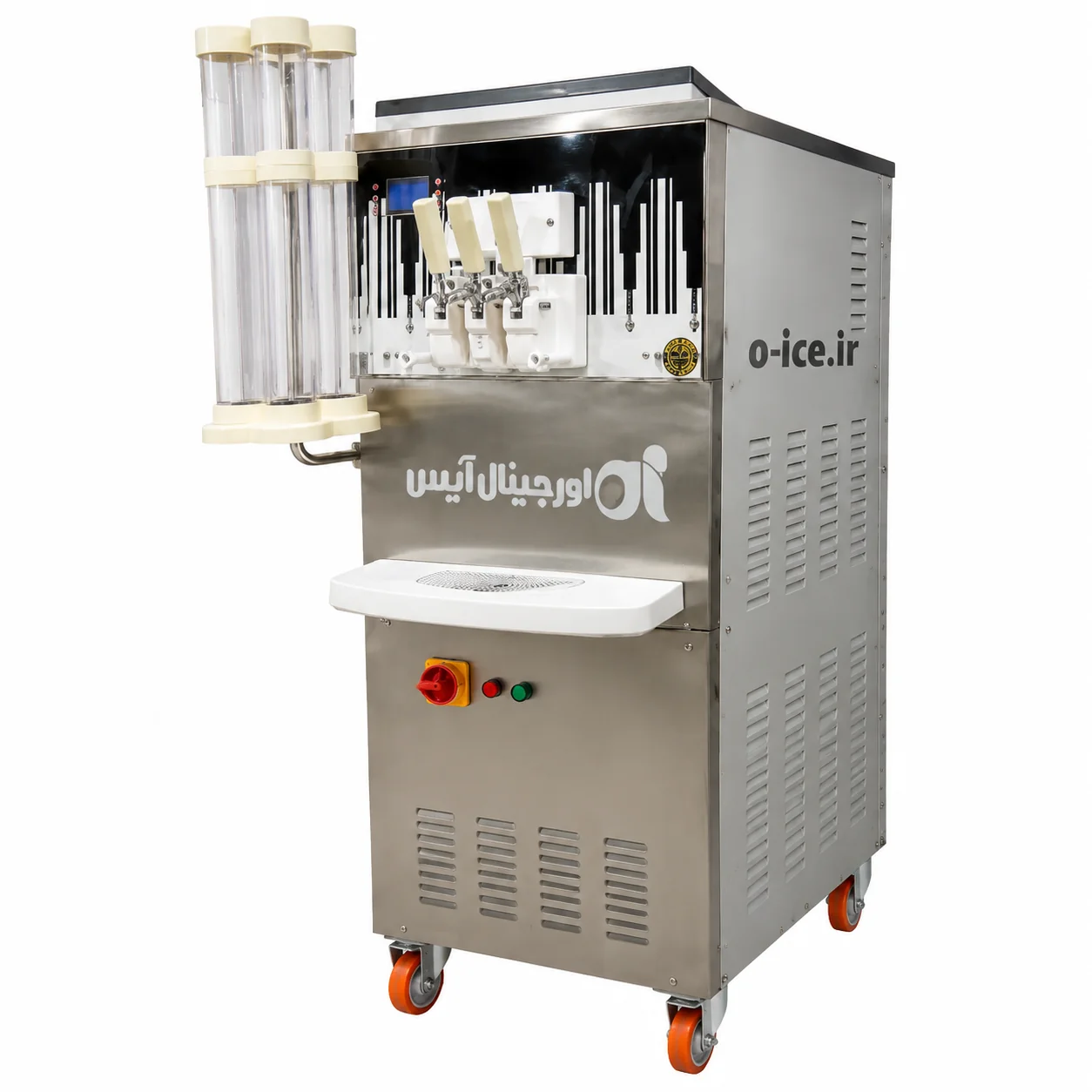 دستگاه بستنی قیفی پمپی ۳ فاز هلیلیت مدل soffio-p1800