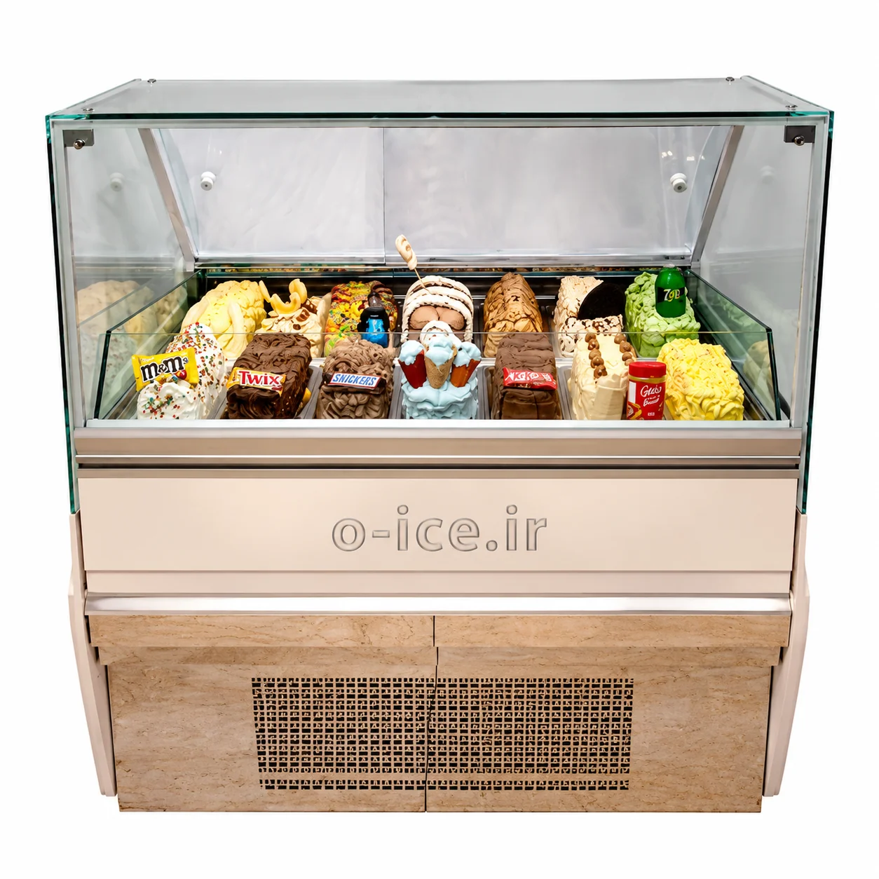 تاپینگ بستنی ۱۴ لگن پارس گل arz90
