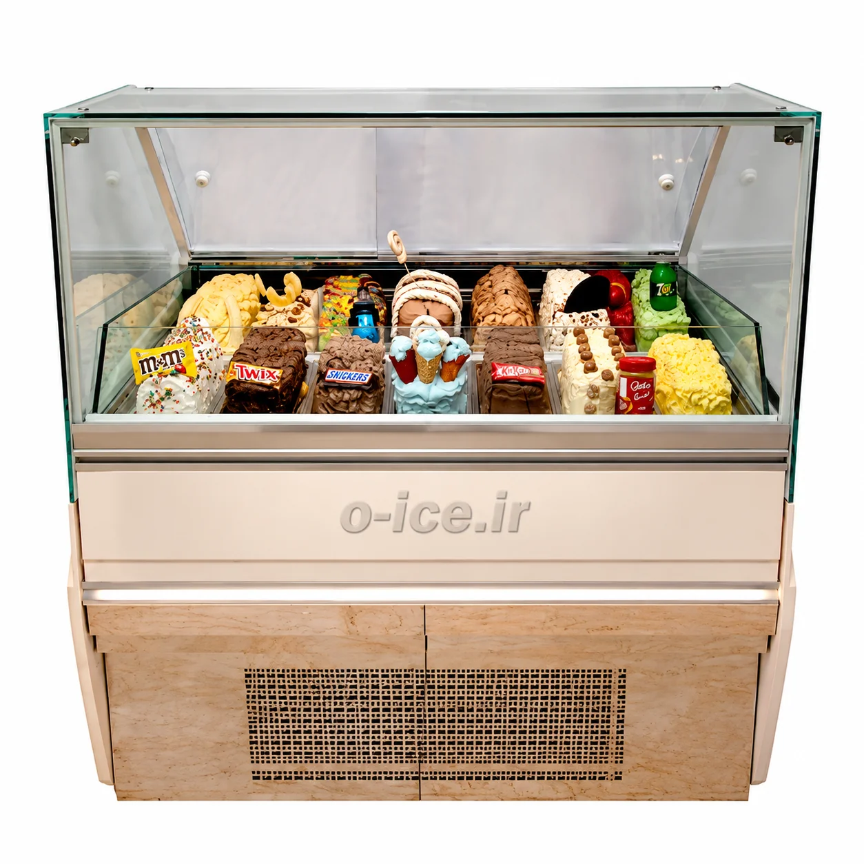 تاپینگ بستنی ۱۶ لگن پارس گل arz90