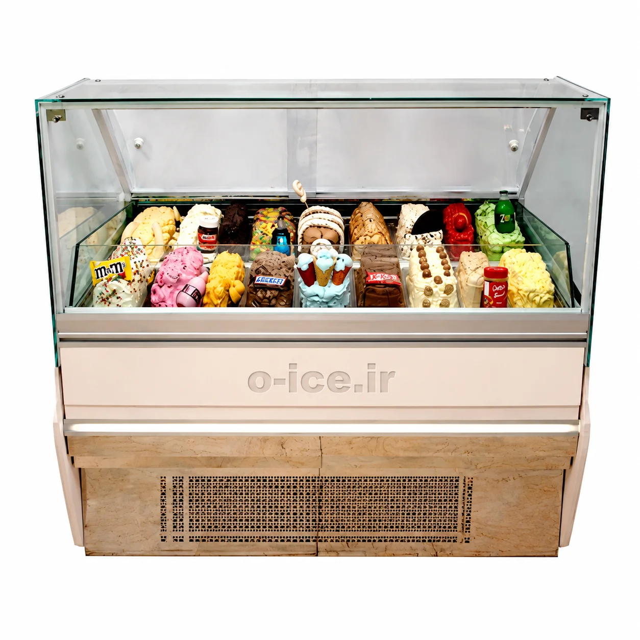 تاپینگ بستنی ۲۰ لگن پارس گل arz90