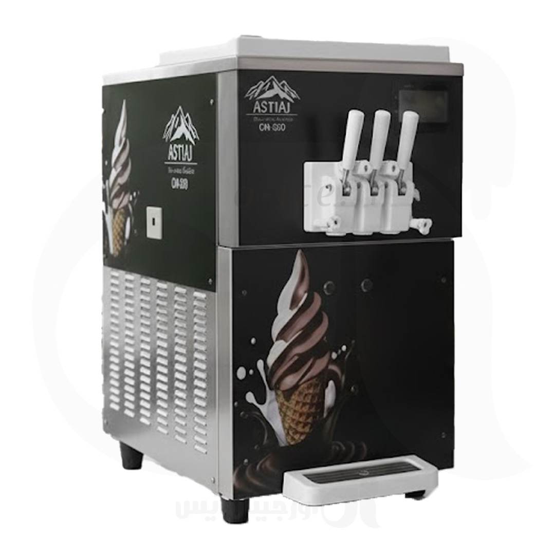 دستگاه بستنی قیفی رومیزی سه قیف آستیاژ CM-930