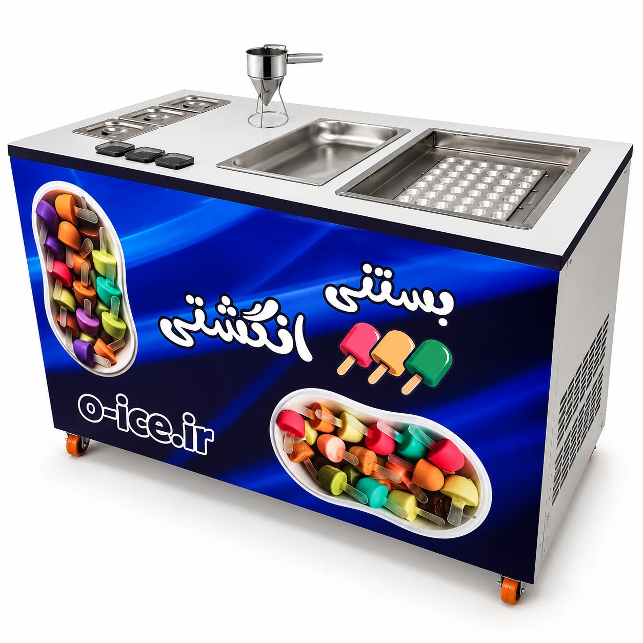 دستگاه بستنی انگشتی مینی پاپسیکل دستگاه بستنی انگشتی مینی پاپسیکل برای تولید بستنی کوچک