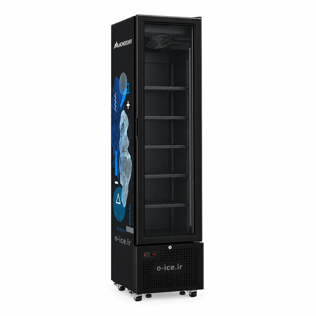 یخچال ایستاده تک درب کلیماسان S225 WOC BLACK